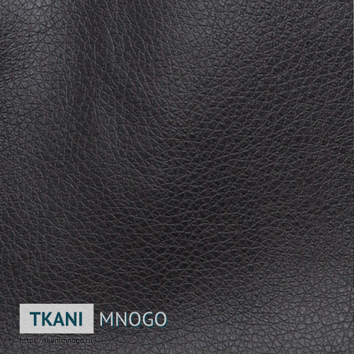 Фото ткани 9-A (11-1 черный) Кожа искусственная крупным планом, цвет черный, рисунок однотонный, производитель Китай