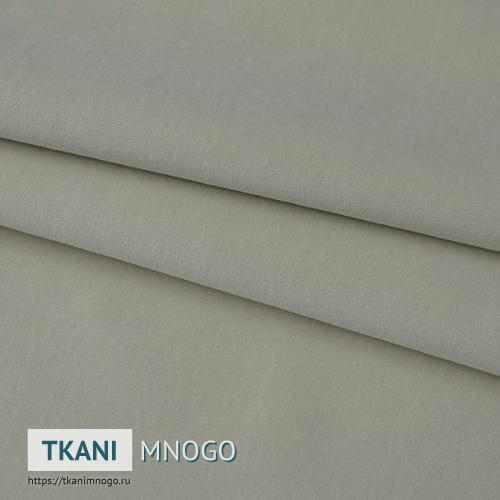 Фото ткани велюра “Viva-15” (однотонный серый)